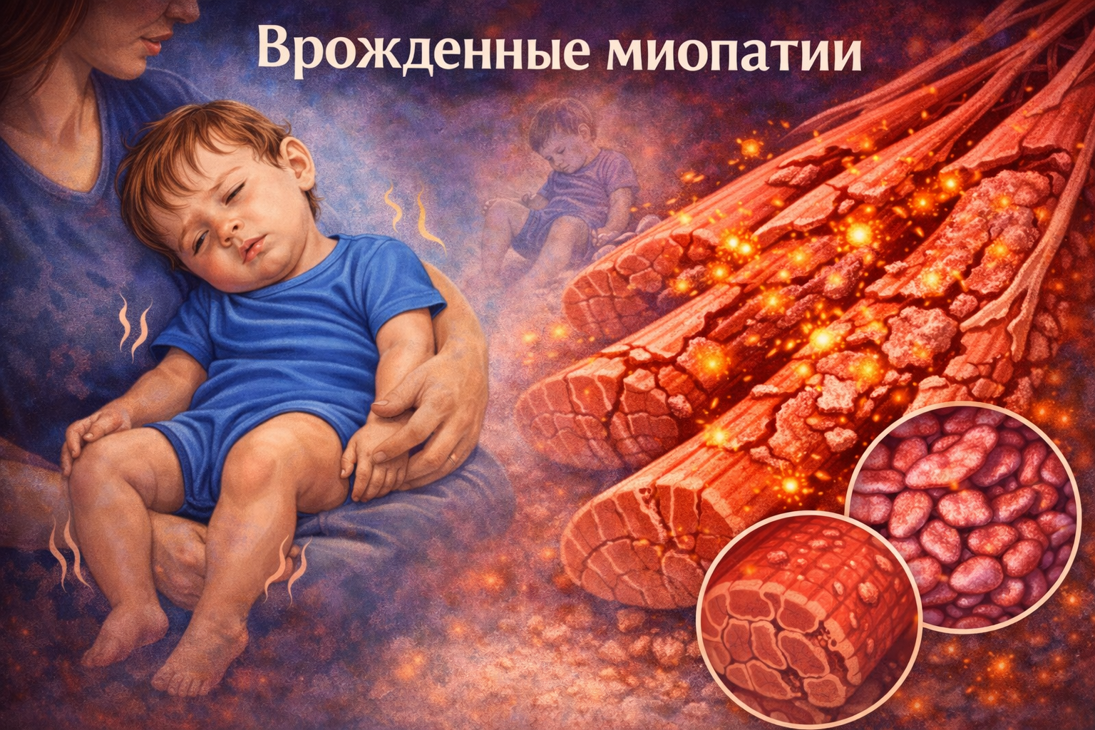 Диагностика врождённых первично-мышечных заболеваний